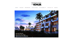 Desktop Screenshot of kohlerglobalprojects.com